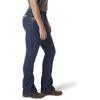 Wrangler Womens Women’s High Rise Bold Boot Jean(Light Stone)