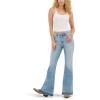 Wrangler Womens Women’s High Waisted Fierce Flare Jean(Oasis)