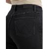 Wrangler Womens Women’s Wide Leg Flare Jean(Carbon)