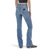 Wrangler Womens X Hot Wheels™ High-Rise Bootcut Jean(Dark Blue Denim)
