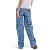 Wrangler Women’s X Hot Wheels Wide Leg Cargo Jean(Medium Blue Denim)
