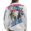 Wrangler boys X Hot Wheels™ Youth Crewneck “rodeo” Pullover(White)