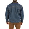 Wrangler mens Cowboy Cut Western Lined Denim Jacket(Denim/Blanket)