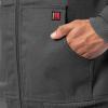 Wrangler mens Duck Sherpa Lined Full Zip Jacket(Charcoal Grey)