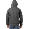 Wrangler mens Duck Sherpa Lined Full Zip Jacket(Charcoal Grey)