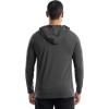 Wrangler mens Long Sleeve Sun Protection Hoodie(Asphalt)