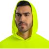 Wrangler mens Long Sleeve Sun Protection Hoodie(Yellow)