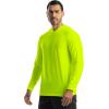 Wrangler mens Long Sleeve Sun Protection Hoodie(Yellow)