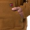 Wrangler mens Sherpa Pullover Hoodie(Duck Brown)