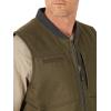 Wrangler mens Tough Layers Work Vest(Loden)
