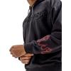 Wrangler mens X Hot Wheels™ Logo Flame Hoodie(Black)