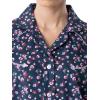Wrangler womens Mid-length Flannel Sleep Shirtdress(Ditsy Floral)
