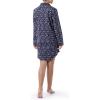 Wrangler womens Mid-length Flannel Sleep Shirtdress(Ditsy Floral)