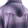 Wrangler womens Mid-length Flannel Sleep Shirtdress(Lilac Ombre Plaid)