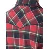 Wrangler womens Mid-length Flannel Sleep Shirtdress(Merry Plaid)