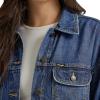 Wrangler womens Relaxed Fit Girlfriend Denim Jacket(Daffodil)