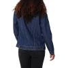 Wrangler womens Relaxed Fit Memory Maker Jean Jacket(Crimson)