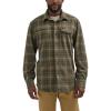 ATG Mens Campsite Button-Down Plaid Shirt(Forest)