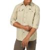 ATG by Wrangler Men’s Long Sleeve Mixed Material Shirt(Twill)