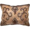 Carstens, Inc. Wrangler Chaps Southwestern 16″x20″ Throw Pillow, Brown