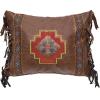 Carstens, Inc. Wrangler Santa Fe Southwestern 16″x20″ Throw Pillow, Brown