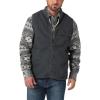 Grey Rancher Vest with Sherpa Lining by Wrangler
