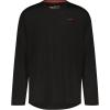 Wrangler – Men Long Sleeve Base Layer (Black) – Thermal Cold Weather Top(Black)