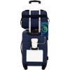 Wrangler 20″ Smart Spinner Carry-On Luggage With Usb Charging Port(Navy Blue)