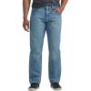 Wrangler Authentics Mens Classic 5-Pocket Relaxed Fit Flex Jean(Bleached Denim Flex)