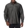 Wrangler Authentics Men’s Long Sleeve Classic Woven Shirt(Black Denim)