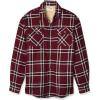 Wrangler Authentics Mens Long Sleeve Sherpa Lined Shirt Jacket(Tawny Port)