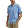 Wrangler Authentics Men’s Short Sleeve Classic Plaid Shirt(Rivera)