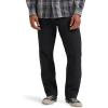 Wrangler Authentics Men’s Straight Fit Flat Front Chino(Jet Black)