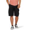 Wrangler Authentics Men’s Stretch Twill Cargo Shorts(Black Twill)