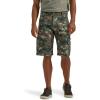Wrangler Authentics Men’s Stretch Twill Cargo Shorts(Digi Green Brown Camo)