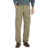Wrangler Authentics Mens Twill Relaxed Fit Cargo Pant (Logan)(British Khaki Twill)