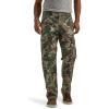 Wrangler Authentics mens Relaxed Fit Stretch Cargo Pant(Green Brown Camo)
