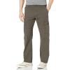 Wrangler Authentics mens Relaxed Fit Stretch Cargo Pant(Olive Drab)