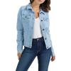 Wrangler Authentics womens Stretch Denim Jacket(Light Wash)