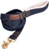 Wrangler Dark Wash Denim and Sherpa Dog Lead-M-XL(Dark Wash Denim)