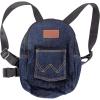 Wrangler Dog Backpack Harness – Dog Harness Backpack with Two Pockets to Hold Pet Accessories – Secure D-Ring for Leash Attachment – 100% Cotton Denim – Machine Washable for Easy Cleaning (S)(Small)