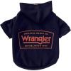 Wrangler Est. Logo Black Dog Hoodie Black M(L)