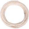 Wrangler Foam Coiled Rope Dog Chew Toy – Scented Dog Rope Toy for Medium to Large Dogs – Pet-Safe Foam Toy for Tug & Fetch – Promotes Healthy Chewing – Indoor/Outdoor Play (Tan, Peanut Butter)(Natural)