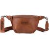 Wrangler Large Fanny Packs for Women Waist Bag Travel Belt Bags Crossbody Sling Purse Brown(A-Brown)