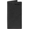 Wrangler Men’s Bifold Wallet with Flip-Out ID Window, Genuine Leather, Gift for Him(Black Double Stitch)