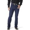 Wrangler Men’s Cowboy Cut Slim Fit Traditional Bootcut Jeans(Navy)