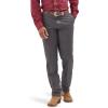 Wrangler Men’s Flat Front Casual Khaki Pants(Charcoal)