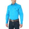 Wrangler Men’s Premium Performance Advanced Comfort Workshirt(Blue)