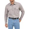 Wrangler Men’s Premium Performance Advanced Comfort Workshirt(Cement)