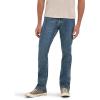 Wrangler Mens Slim Bootcut Jean(Dark Mid Wash)